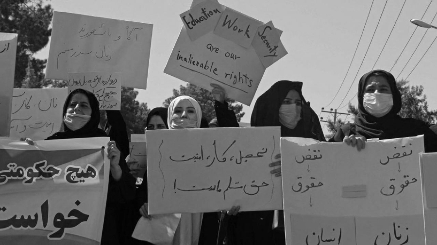 Afganistan Herat mujeres manifestacion la-tinta