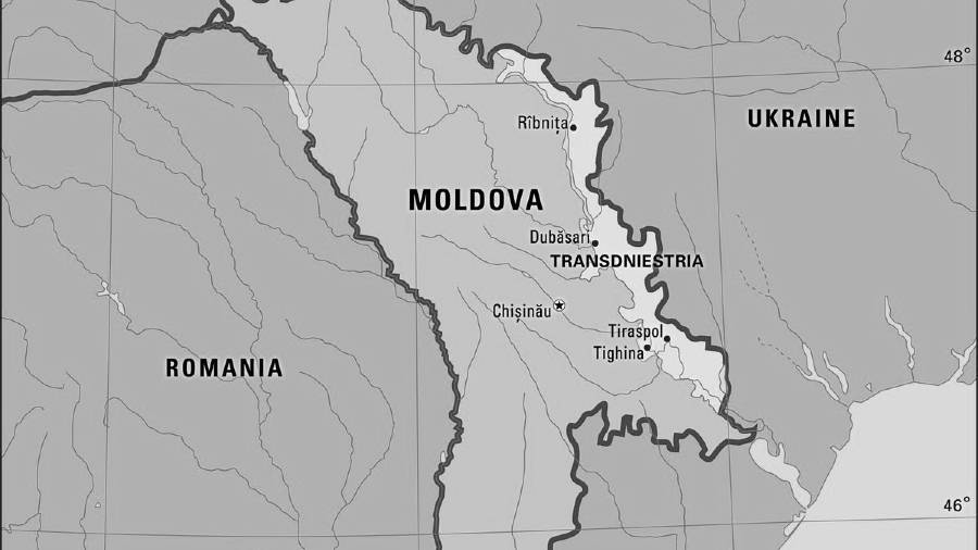 Moldavia Transnistria mapa la-tinta