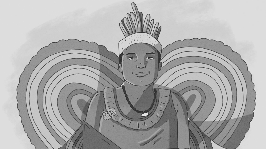 Peru mujer indigena ilustracion la-tinta
