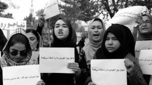Afganistan protesta de mujeres Kabul la-tinta