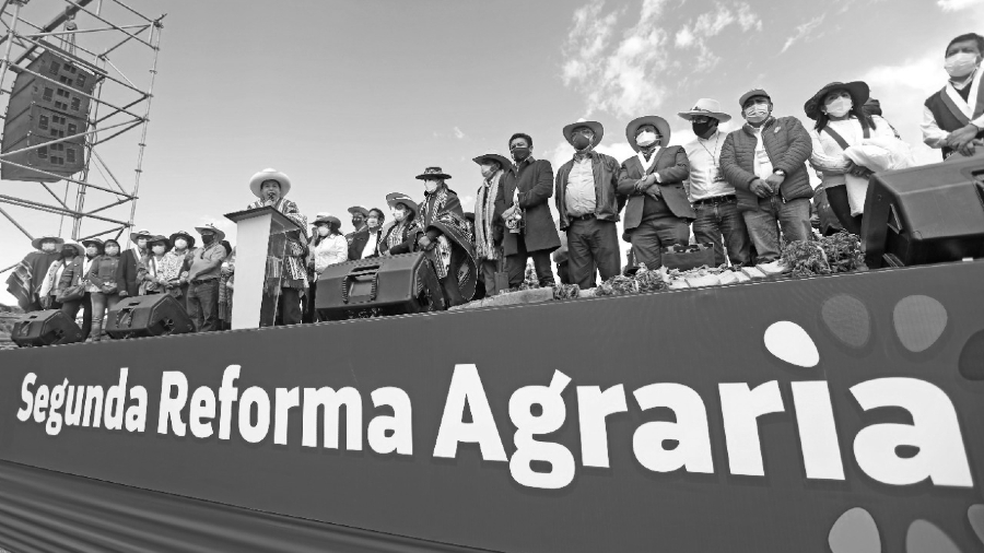 Peru segunda reforma agraria gobierno la-tinta