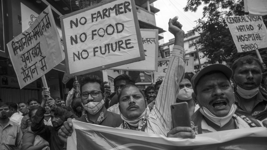 Preocupación del movimiento campesino indio en medio de la victoria
