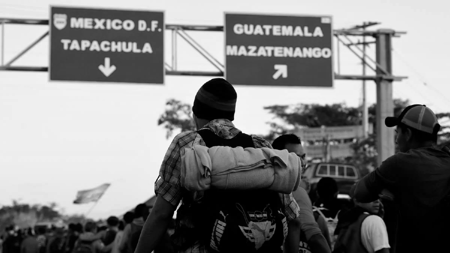 Mexico caravana migrante la-tinta