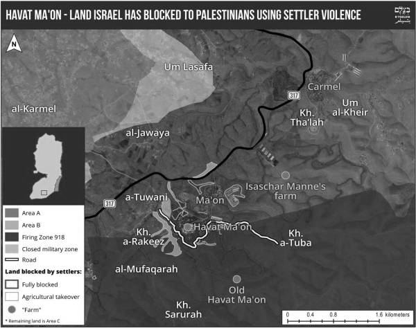 mapa-puestos-avanzada-violencia-colonos-judíos-territorio-palestino-Cisjordania