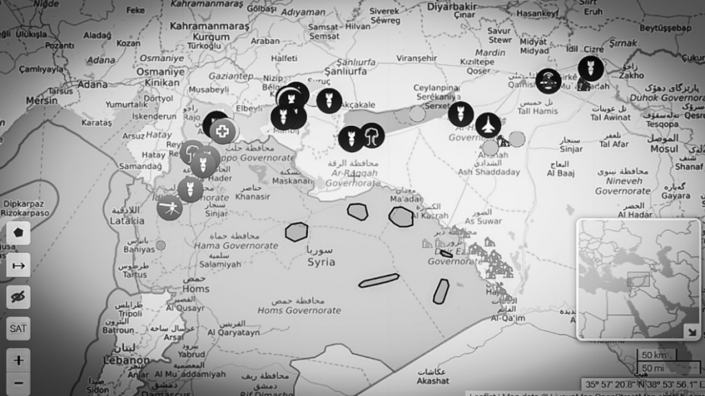 mapa-Bombardeo-Rojava-kurdistán-4