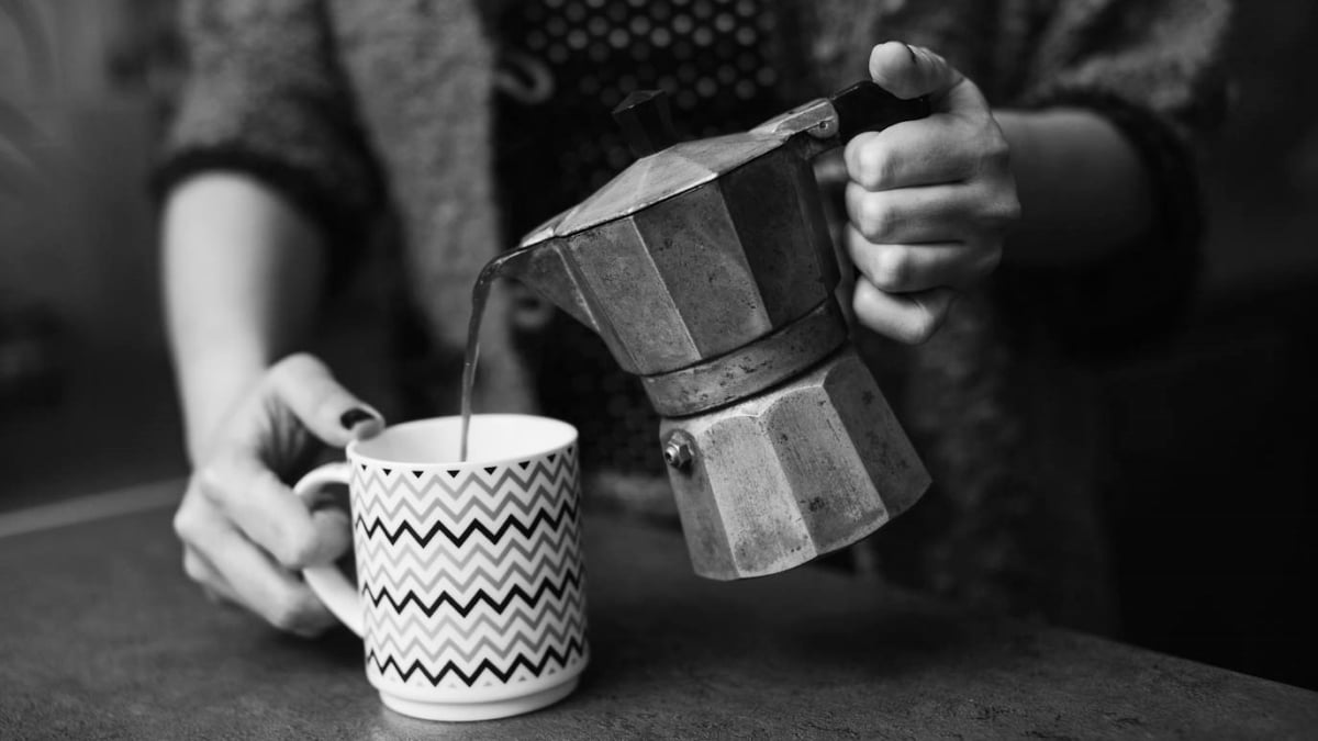 Café a la italiana desde casa