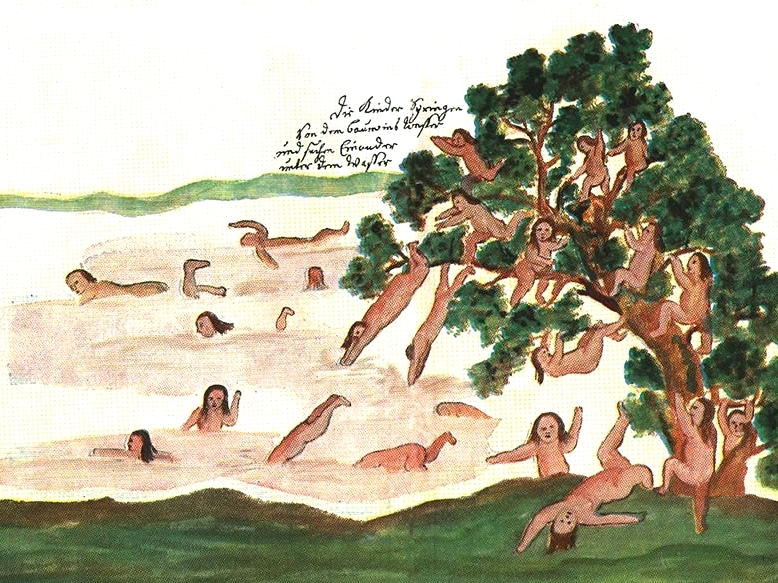 juicios-hechiceria-santiago-del-estero-colonial-indios-nadando